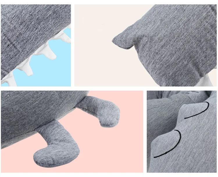 Crocodile Bumper for Baby Crib Bumpers for Children's Bed Gray Crocodile Pillow Baby Room Decor Bed Bumper 200cm crib bumper