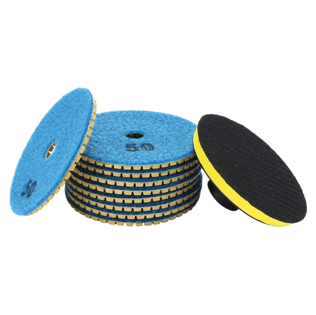 4Inch Diamond Polishing Pads Wet Buffing For Granite Stone Concrete Marble 100mm 