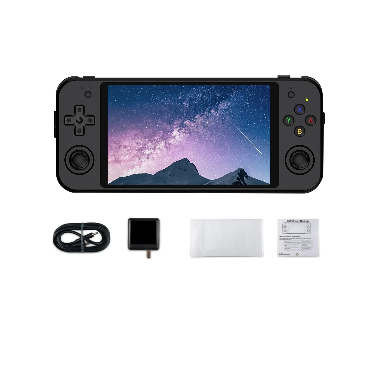 RG552 Retro Video Game Console, 16G + 64G, 5.36 Inch IPS