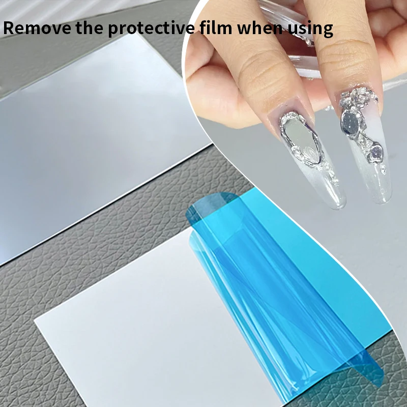 Nail Stickers Nail Art Tools Nail Decals Soft Mirror Manicure Self Adhesive Decals DIY Nail Patches