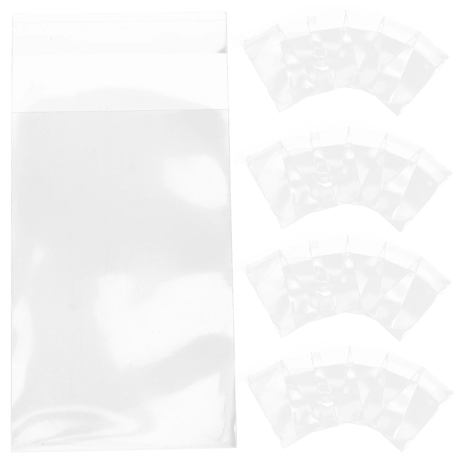 100pcs Clear Card Sleeves Card Protector Cards Transparent Sleeve Cards Holders