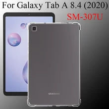 

Tablet Case For Samsung Galaxy Tab A 8.4 2020 TPU Transparent Silicone soft Cover Airbag Protection fundas bag capa for SM-T307U