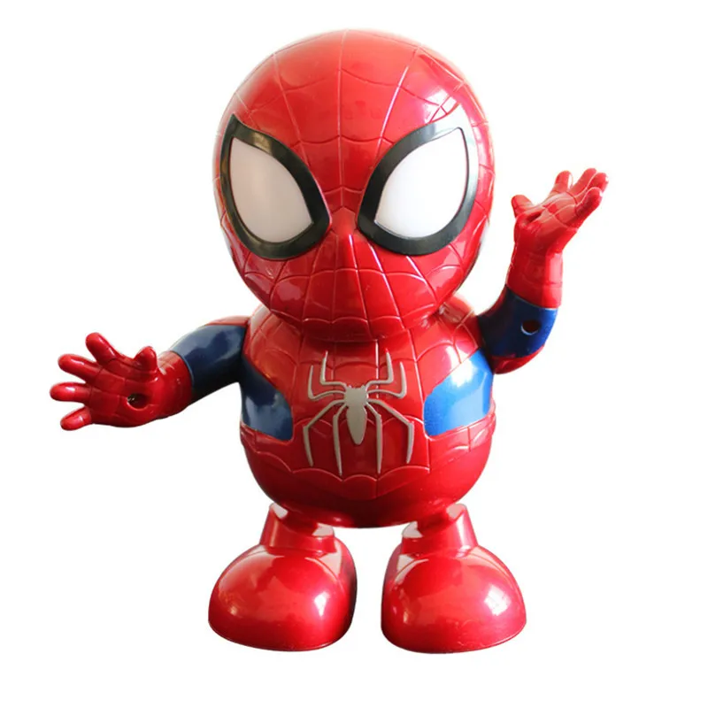 Singing Dancing Robots Kids Dancing Toys,Robots Singing Toys Fun Interaction Hero Electronic Toy LED Flashlight with Sound