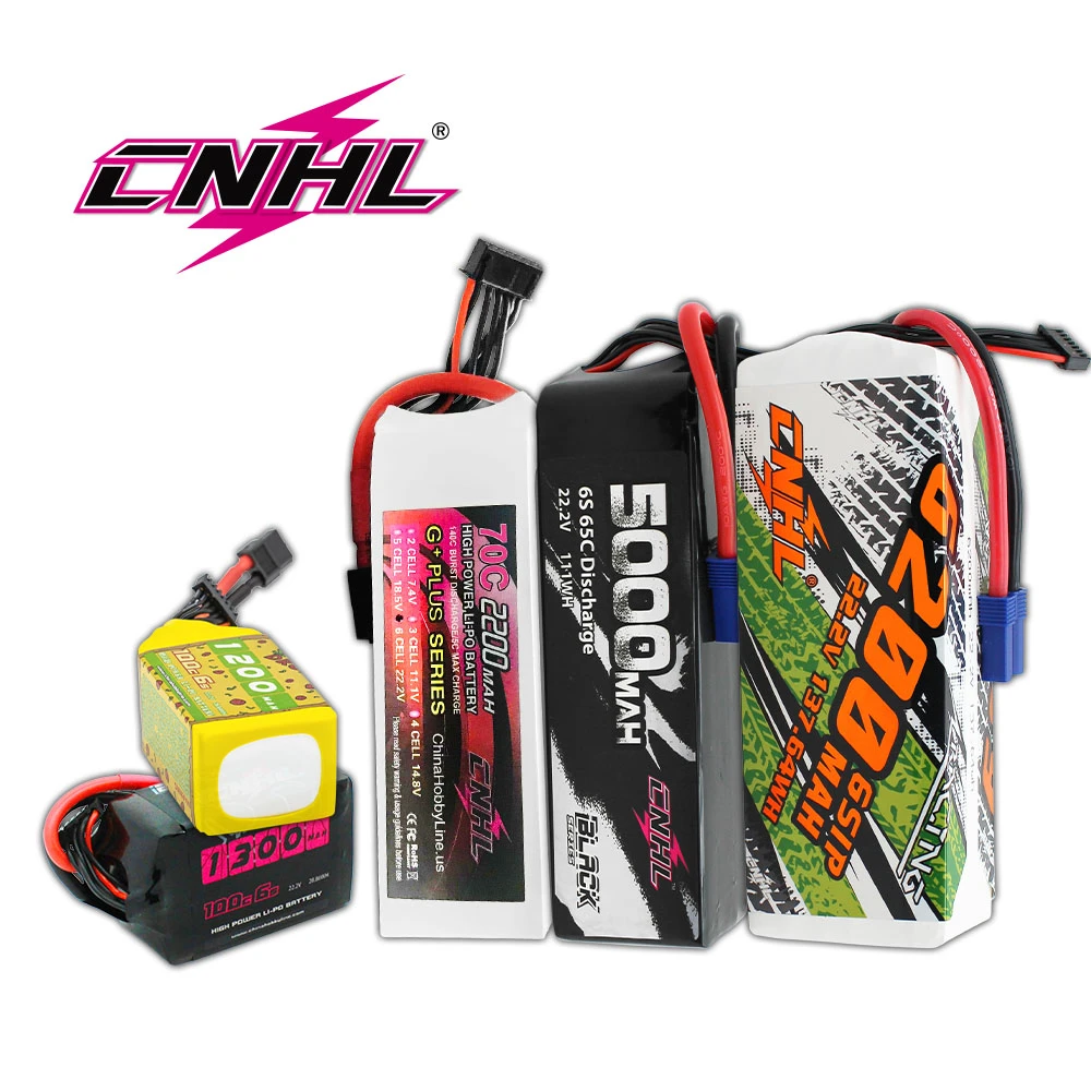 CNHL RC 6S Lipo Battery 22.2V 1300mAh 1500mAh 2200mAh 3000mAh 4000mAh