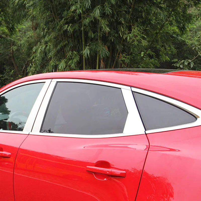 

For JAGUAR EPACE 2018-2020 Car Window Decorative Strips Frame E-PACE