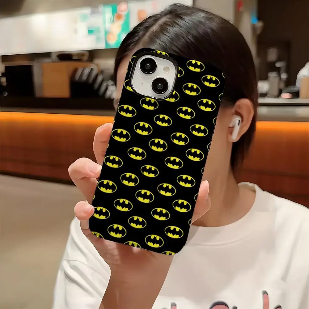 Sleek Batman Logo Dual-Layer Phone Case