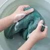 1 PCS Toilet Seat Cover Bathroom Soft Thicker Warmer with Snaps Fixed Stretchable Washable Fiber Cloth Toilet Seat Covers Pads 6
