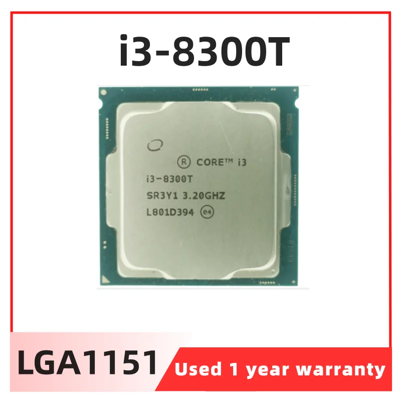 

Процессор Core i3 8300T i3-8300T 3,2 ГГц четырехъядерный, 8 Мб, 35 Вт, LGA 1151