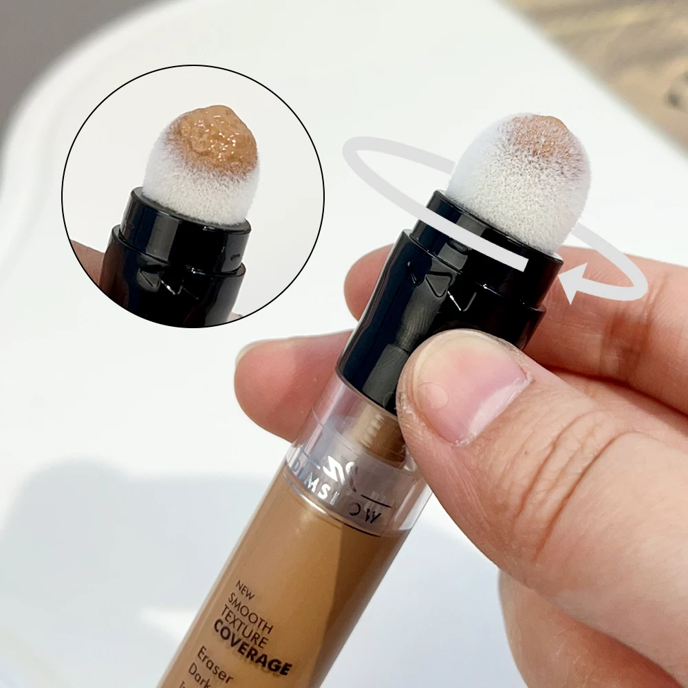 Liquid Concealer Stick Foundation Cream Lasting Moisturizing Full Coverage Acne Dark Circle Natural Matte Concealer Cream Makeup 4
