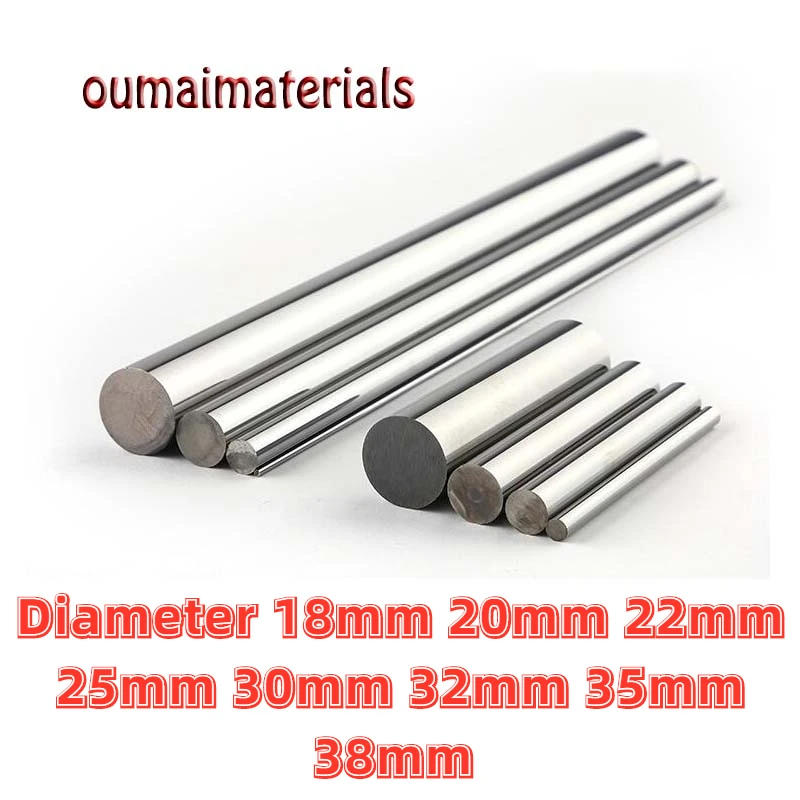 304 Stainless Steel Round Rod Hex Bar 125mm-500mm Solid Metal Shaft 3mm 5mm-14mm 