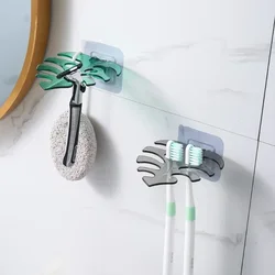 1Pcs Toothpaste Holder Tube Squeezer Punch-Free Wall-mounted Rack Hook Bathroom Wall Storage for Home