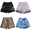 New Summer Eric Emanuel EE Basic Mesh Short Classic Floral Printed Gym Shorts Men's Gym Basketball Sports Beach Shorts 1