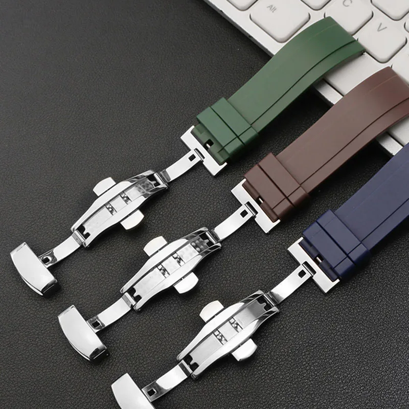 Premium Quick Release Rubber Watch Strap - High-Quality Silicone Band (20mm, 22mm, 24mm)