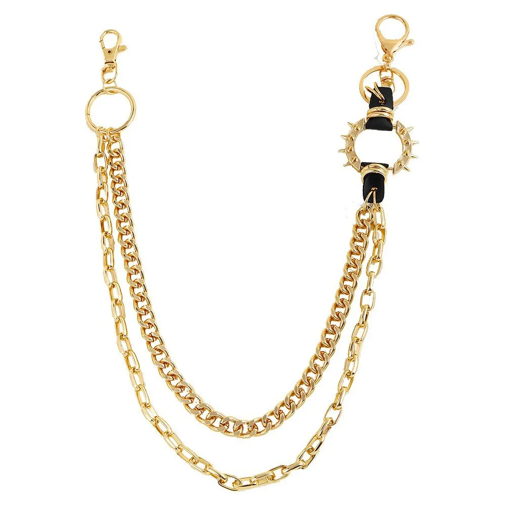 ZEKEE Catena Per Portafoglio Pantaloni Catena Hip Hop Punk
