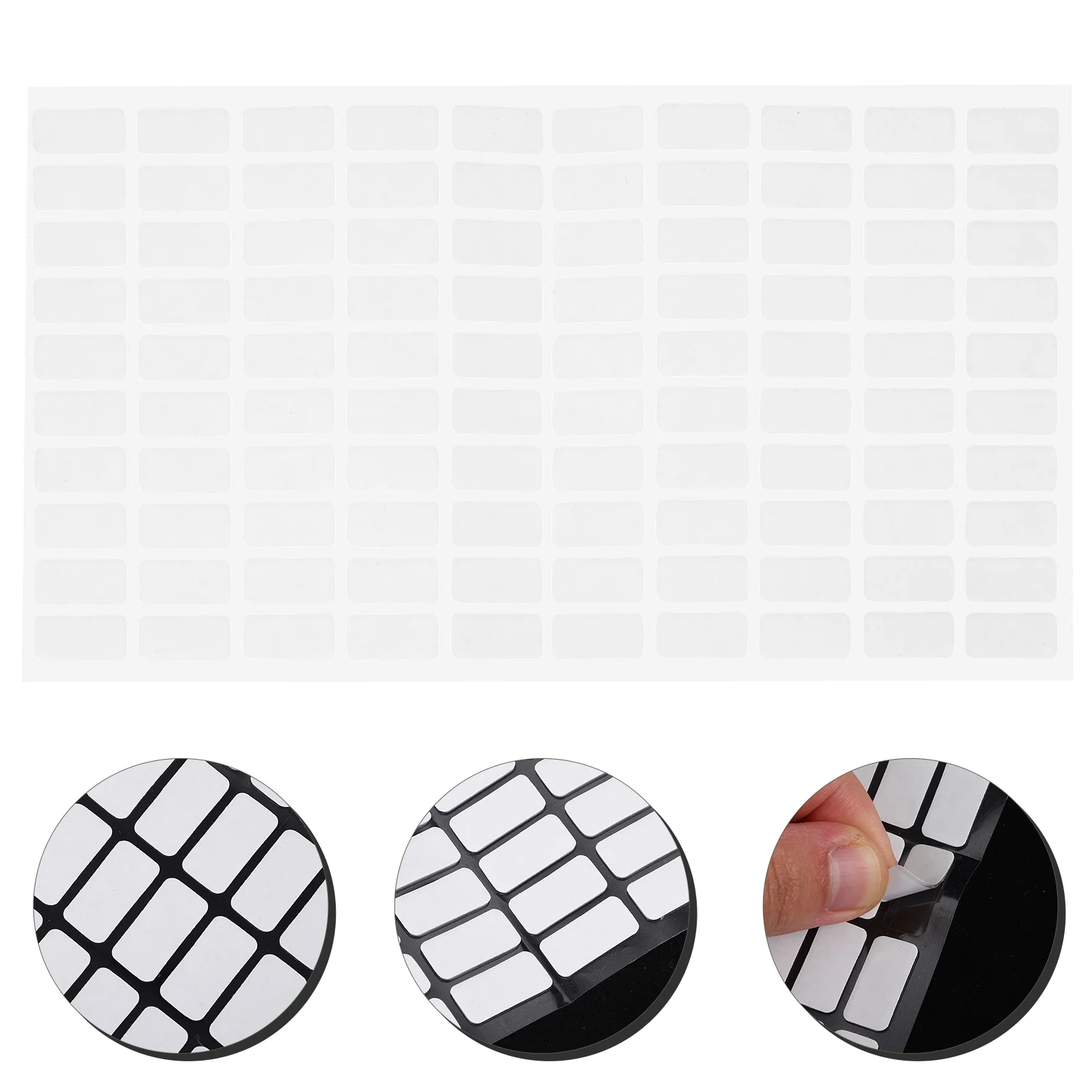 

Clear Adhesive Tape Adhesives Square Transparent Pads Double Sided Photo Wall Stickers Acrylic