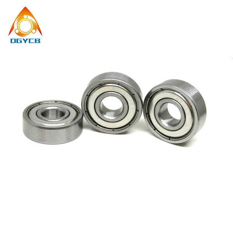 Deep Groove Ball Bearing R6 2RS R6ZZ 9.525x22.225x7.14 Inch Miniature Ball Bearing 5pcs