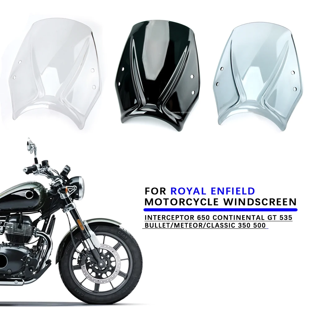 Motorcycle Windscreen Windshield Universal For Royal Enfield motorcycle-windscreen-windshield-universal-for-royal-enfield