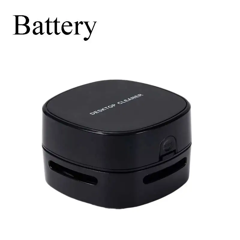Compact 360° Rotating Desktop Vacuum Cleaner