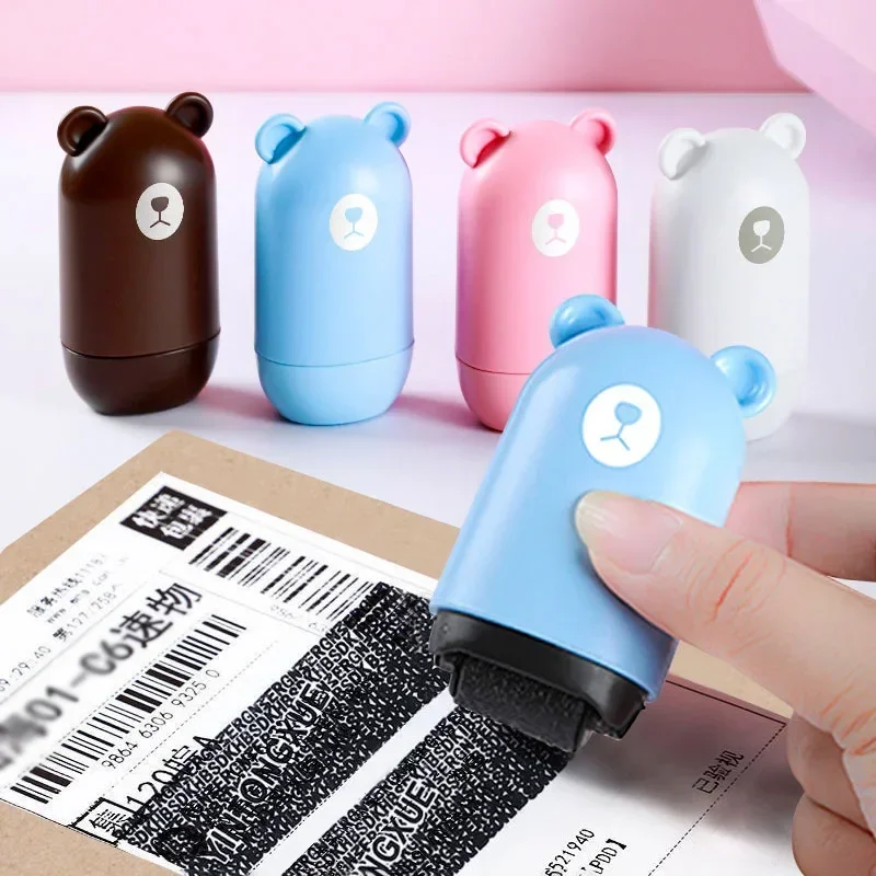 Privacy Guard Roller Stamp for Confidential Data Protection and Security