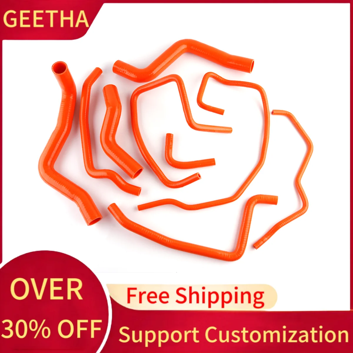 Silicone Radiator Heater Hose,Compatible With Mazda RX-8 1.3L