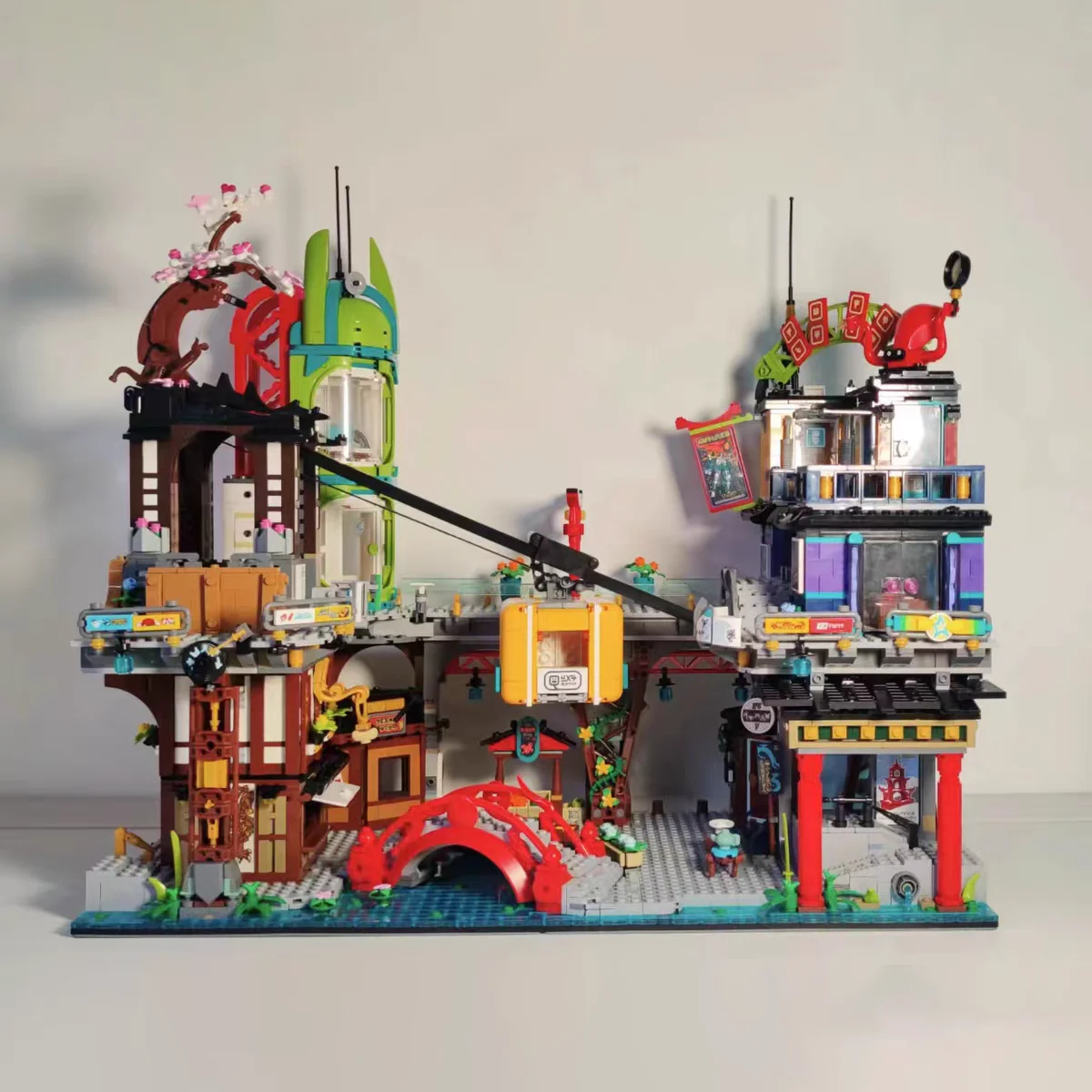 LED 조명 모델 시티 Moc 70657 디스플레이 70620 71799 71741 70751 ..