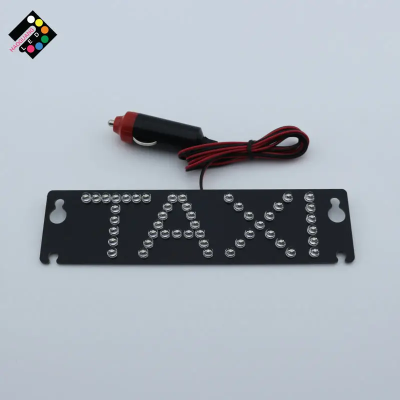 

Taxi led light 17.5X4.5cm additional brake lights led refit car light led taxi sign with car charger cigarette lighter