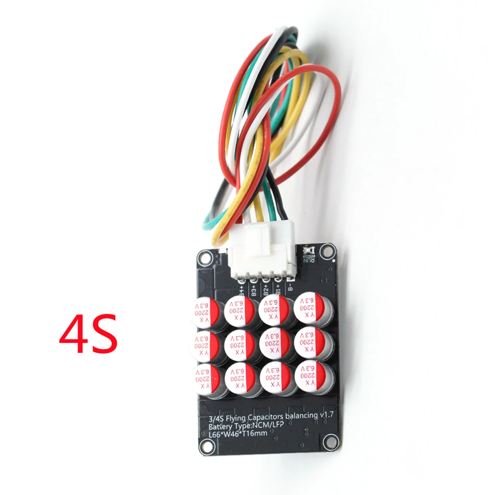 2PCS 4S Active Equalizer Balancer Lifepo4 / Lipo/ LTO Battery Energy Equalization Capacitor BMS Board