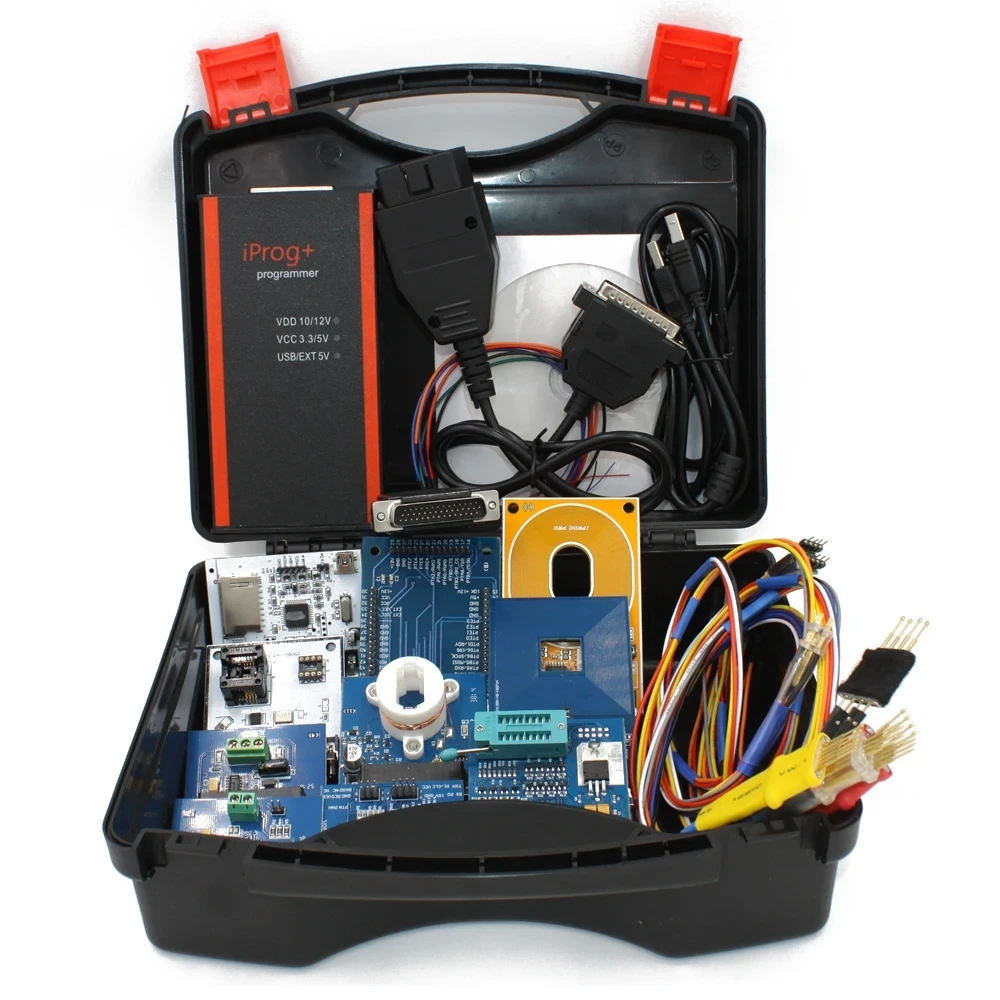 IPROG Pro 2023 V89 Full ECU Key Programmer Iprog+ Eeprom IMMO Car Radio Airbag Reset Dashboard Kilometer PK DIGIPROG 3 Carprog