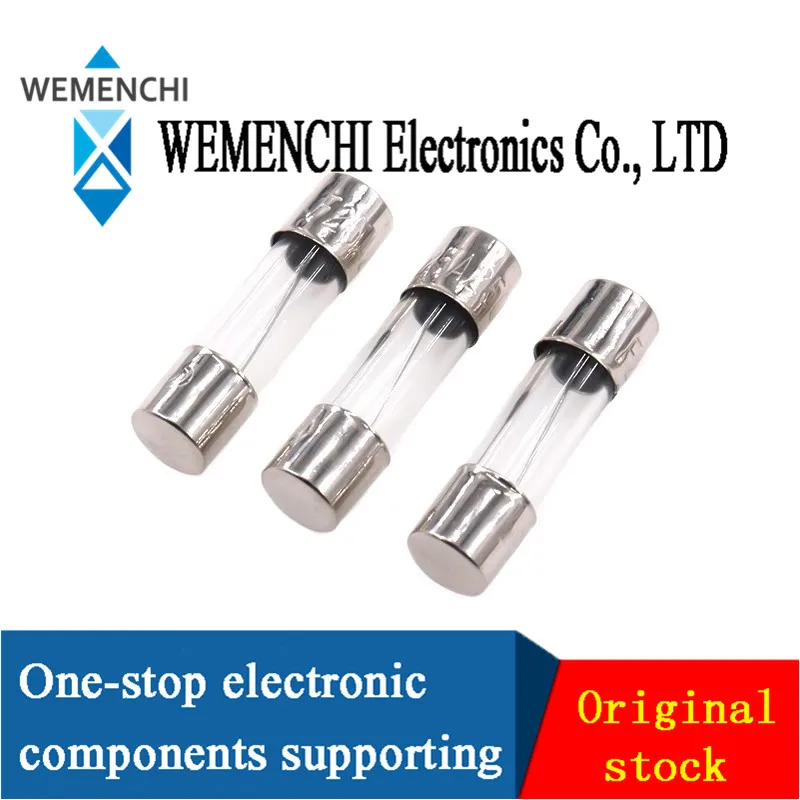 Glass Fuse Kit 10pcs/lot 5*20mm 6*30mm Fast Blow Glass Tube Fuses 250V 0.5 1 2 3 4 5 6 8 10 15 20 25 30 A AMP