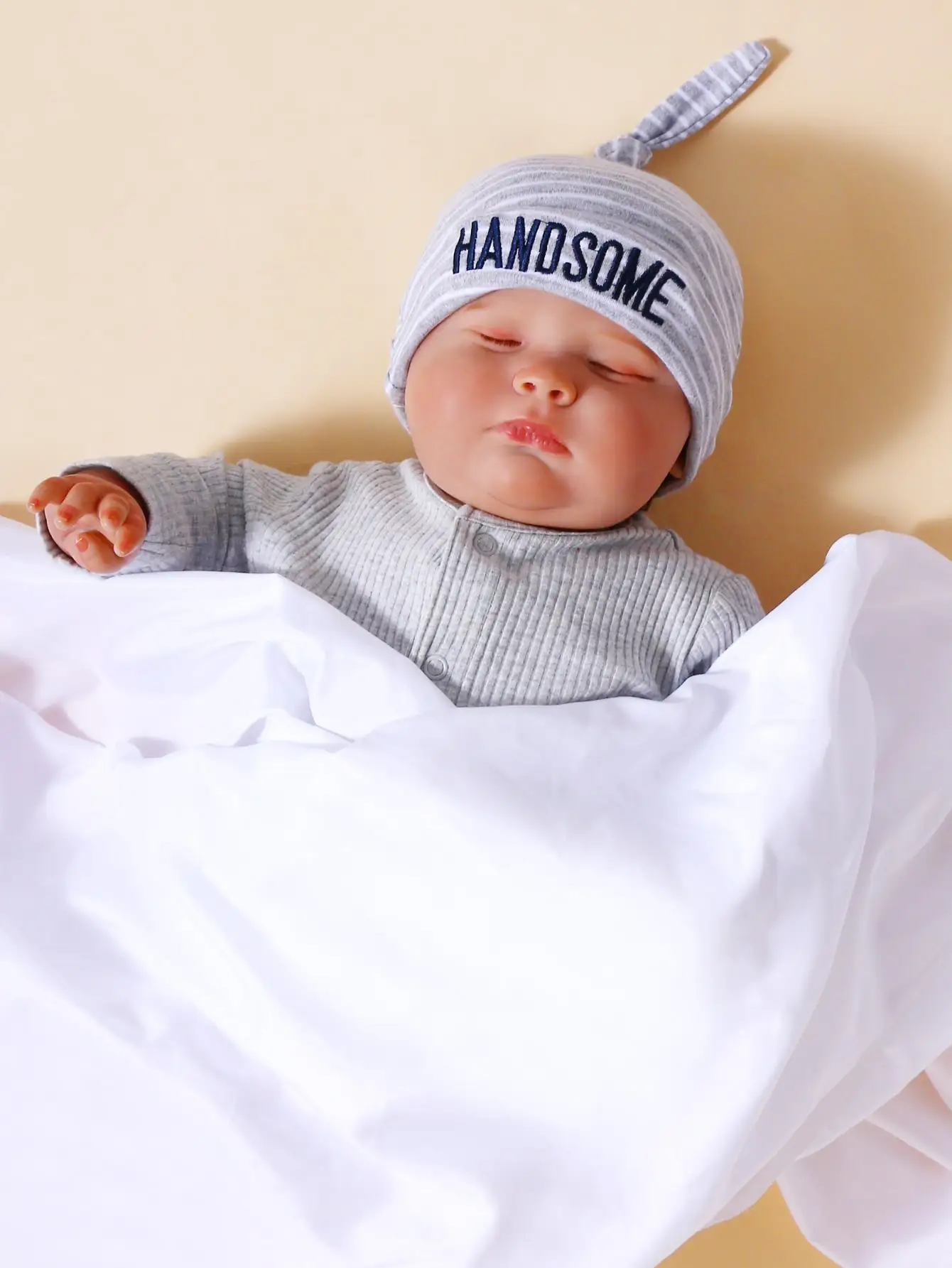 Baby Hat Kids Caps 3 PCS Random Spring and Autumn Baby Hat Printed Knitted Hat
