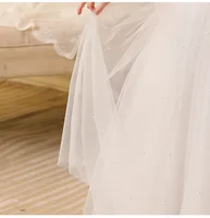 Robe longue en Tulle pour filles, avec détail de nœud, à paillettes, robe de princesse de fête d'anniversaire pour enfants, Costume de luxe pour enfants 6