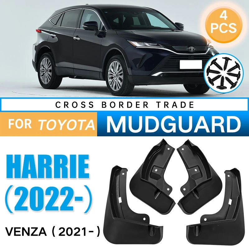 

4 шт., брызговики для Toyota HARRIER 2022 Venza 2021 2022