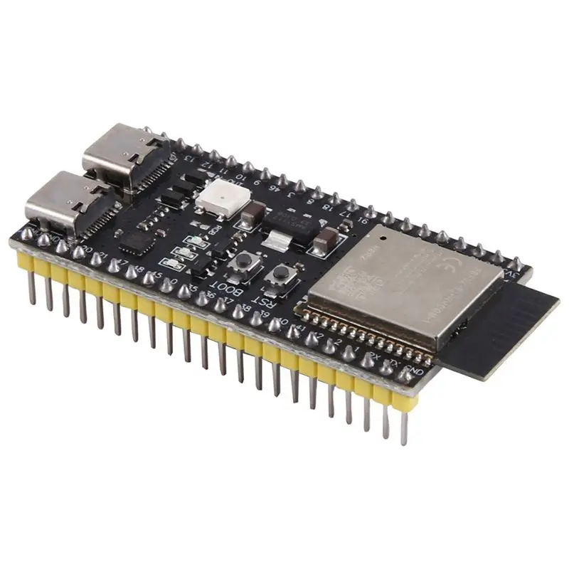 AED6-ESP32-S3 N16R8 개발 보드 USB 케이블로 납땜 2.4G 와이파이 BT 모듈 ESP32-S3 WROOM1 N16R8 44핀 타입-C ESP32-S3