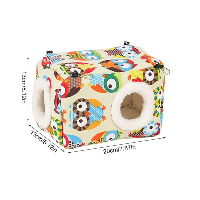 Parrot Nest House Warm Washable Hideway Bed Sleeping For Parakeet