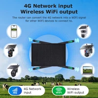 Routeur solaire de carte SIM SHIWOJIA 10W 4G avec batterie de panneau solaire 20100mAH étanche 3