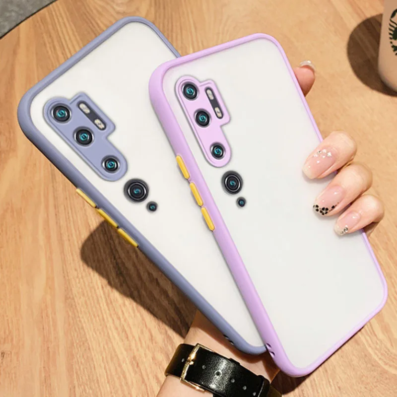 Чехол для Xiaomi Mi Note 10 Pro Защита камеры карамельных цветов мягкий чехол на ощупь Lite