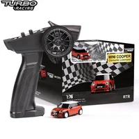 Licensed Mini Cooper F56 3 Door Hatch 1/76 Radio Control Turbo Racing RC Car RTR Kit For Kids and Adults Gift 1