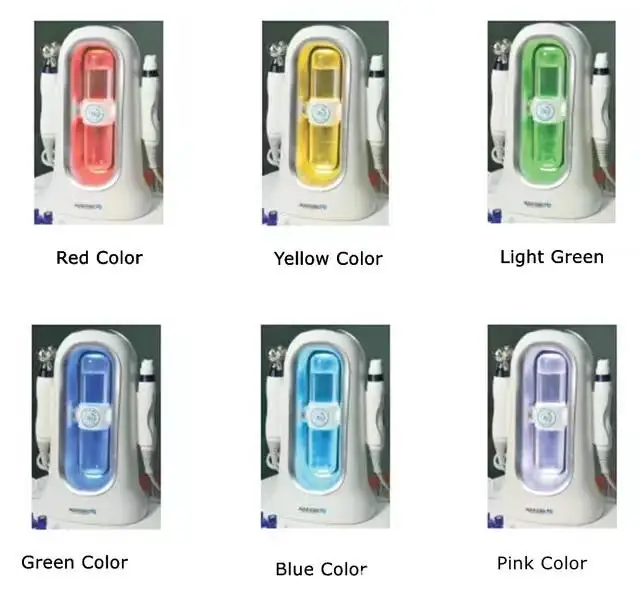 Home Care Aqua Peeling 7color led Microcurrent Bio massage roller Machine Skin Care Home Similar Abeluna machine