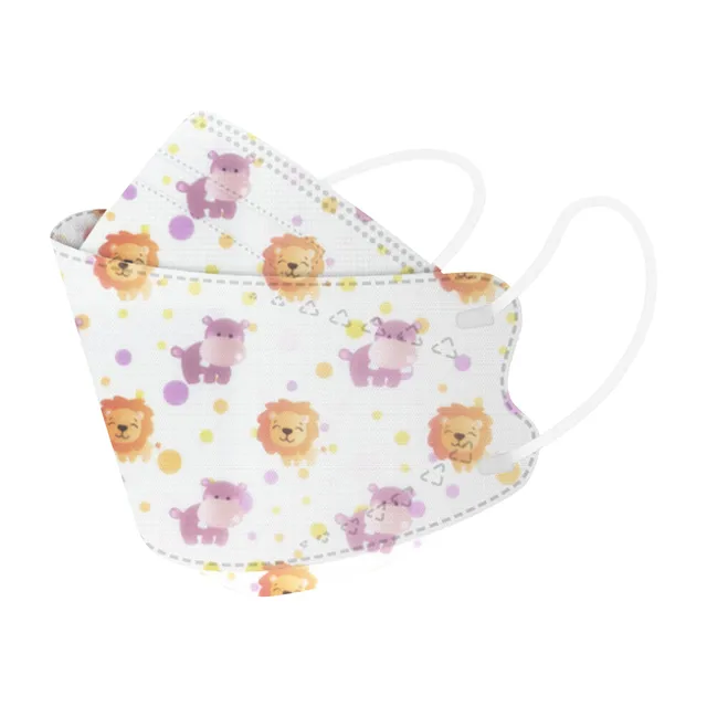 Children FFP2 Fish Face Mask For Kids 4-12 Old KN95 Mascarillas FPP2 Niños Homologada 4 Ply Fish FFP2mask Child Morandi Maske 4