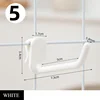 Metal Mesh Panel Hangers Clothes Wall Hanging Hooks Supermarket Display Hooking Racking Accessory Slat Household Organizers Hook 6