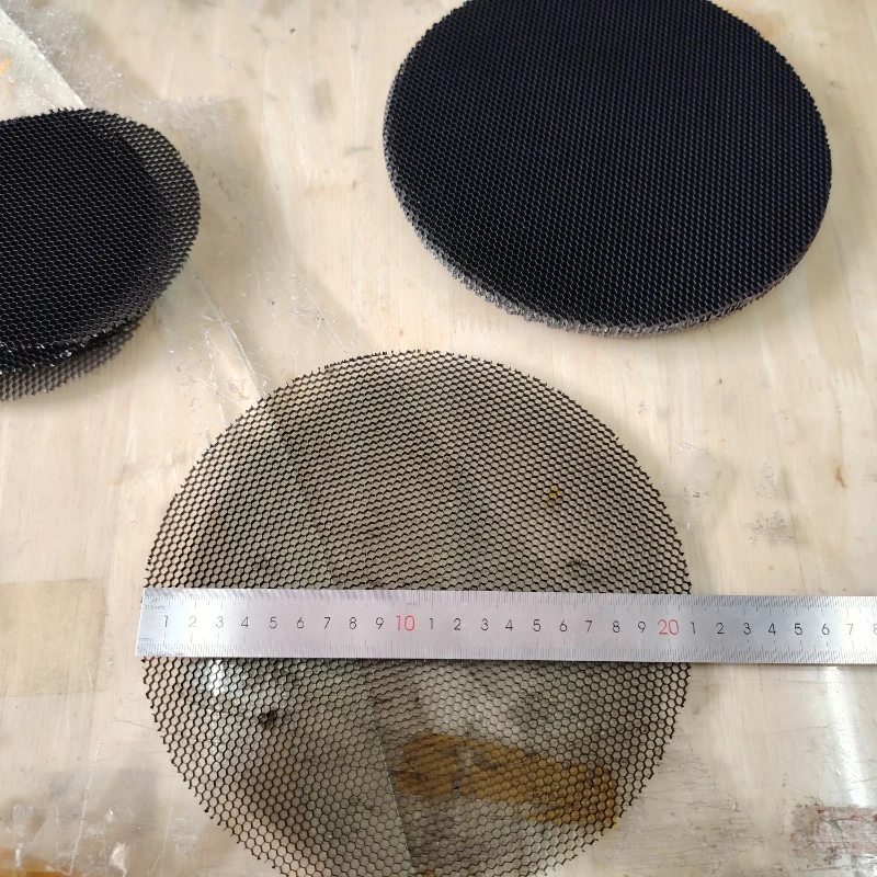 20 Pièces LED Lumière Douce Ombre Capot Noir Aluminium Rond