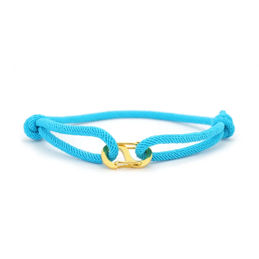 Noter 6 Farben Seil Armband Männer Frauen 3 mm dünne Schnur Edelstahl Verbindungsschnalle Vielseitiges Zubehör Cooles Armband – Detail 12