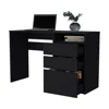 San Diego Computer Desk, One Shelf, Black Wengue Finish 4