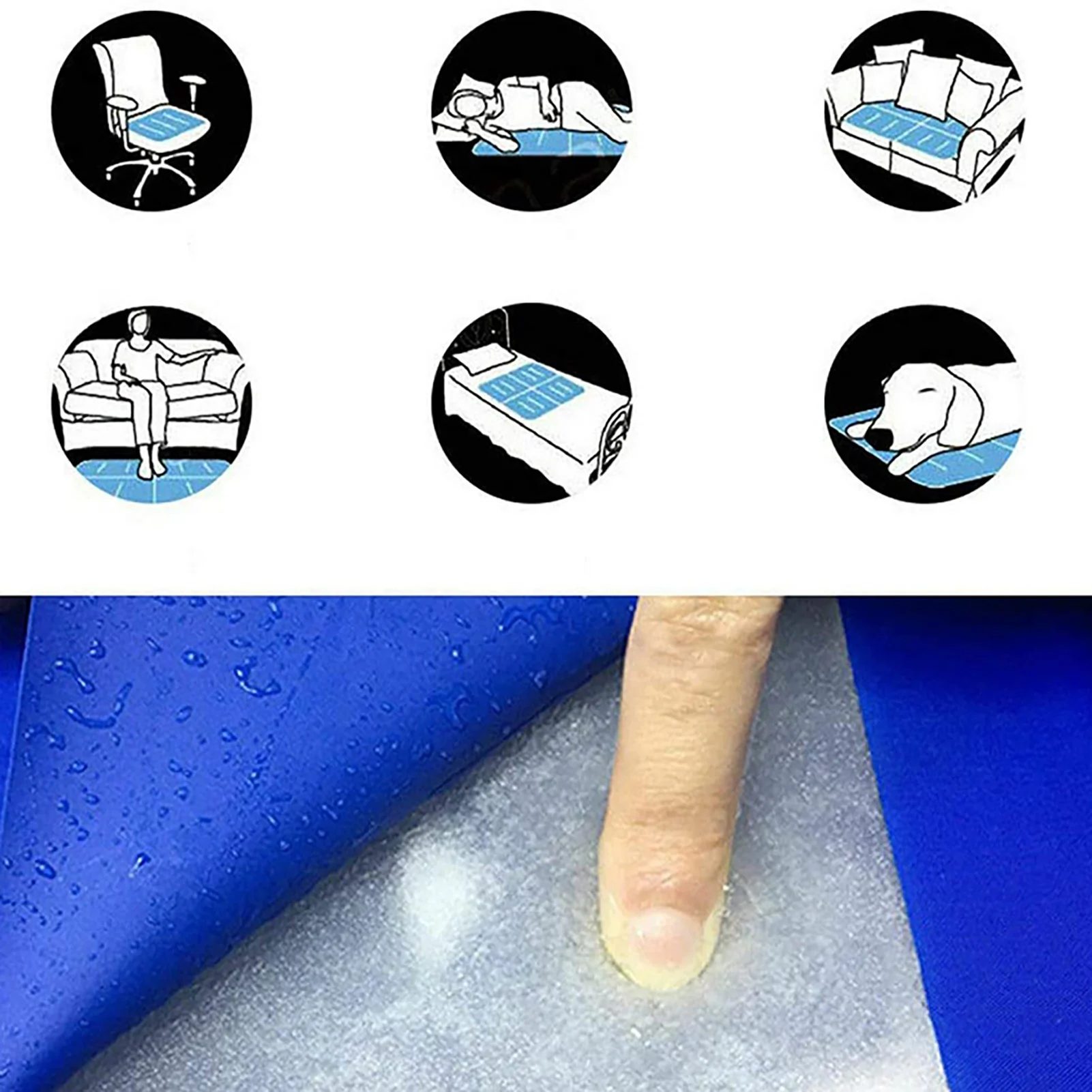 Cooling Gel Pet Mat Soft Summer Bed For Sleeping Bedroom Balcony_voghion.com