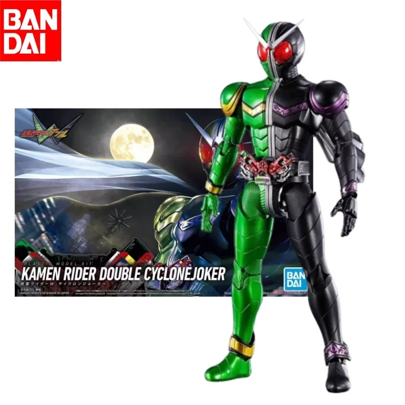 

Bandai Original Figure-rise KAMEN RIDER DOUBLE CYCLONEJOKER Joints Movable Anime Action Figure Toys Gifts For Children