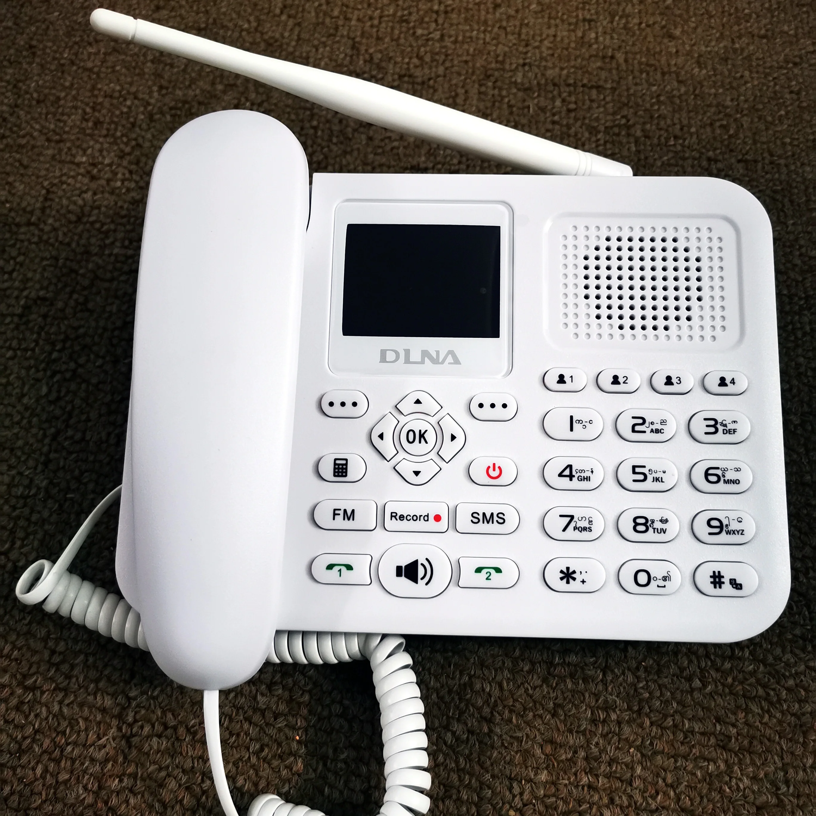 GSM Fixed Wireless Phone Telephone Colorful LCD Dual SIM Card Calling Record FM Radio MP3 Multi Language IMEI Editable wireless phone