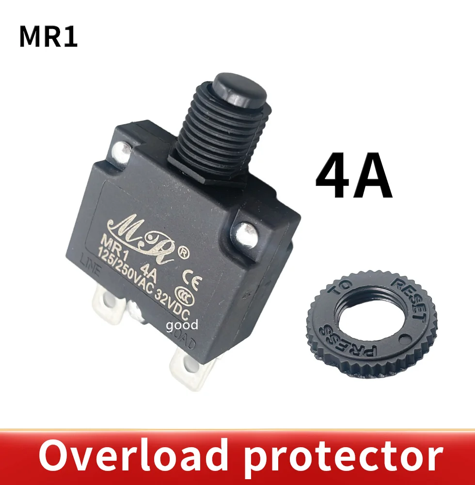열 스위치 회로 차단기, 과부하 스위치 과부하 보호대, MR1, 3A,4A,5A,6A ,7A,8A,10A,15A,16A,18A,20A,25A ,30A, 5 개