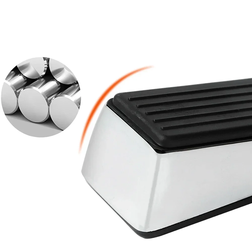 Door Bottom Stopper Reusable Shock Absorbent Block Wedge Door Stopper Home Office Anti-collision er Children Protection