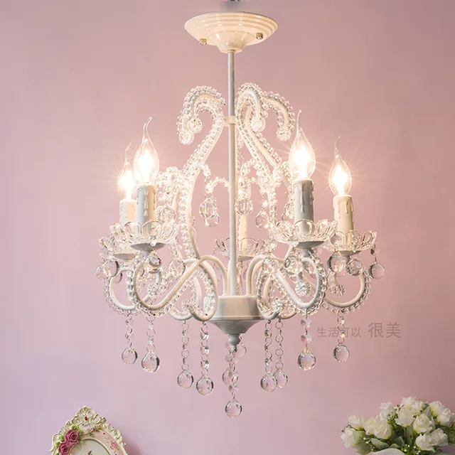 Pink Princess Chandelier Lamp