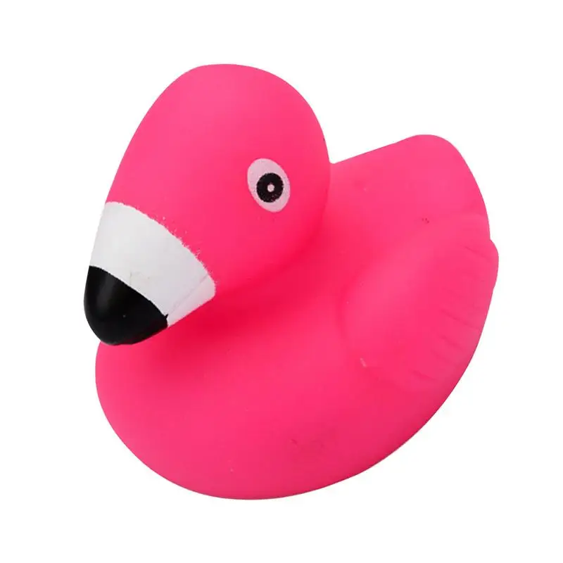 

Cute Flamingo Figurines Soft Tiny Ducks Flamingo Figurines & Bath Toys For Decorating Birthday Cakes Desserts